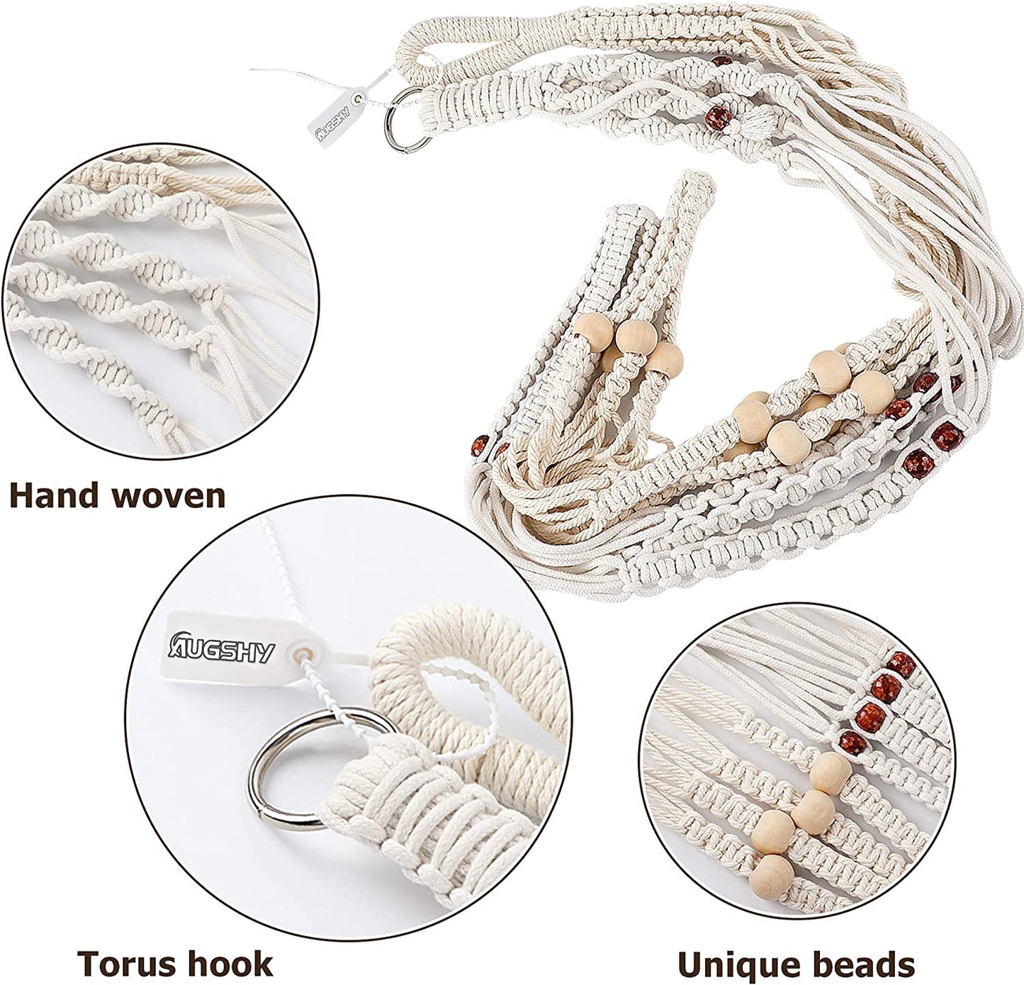 Artisan Macramé Plant Hanger Set (2-Pack)