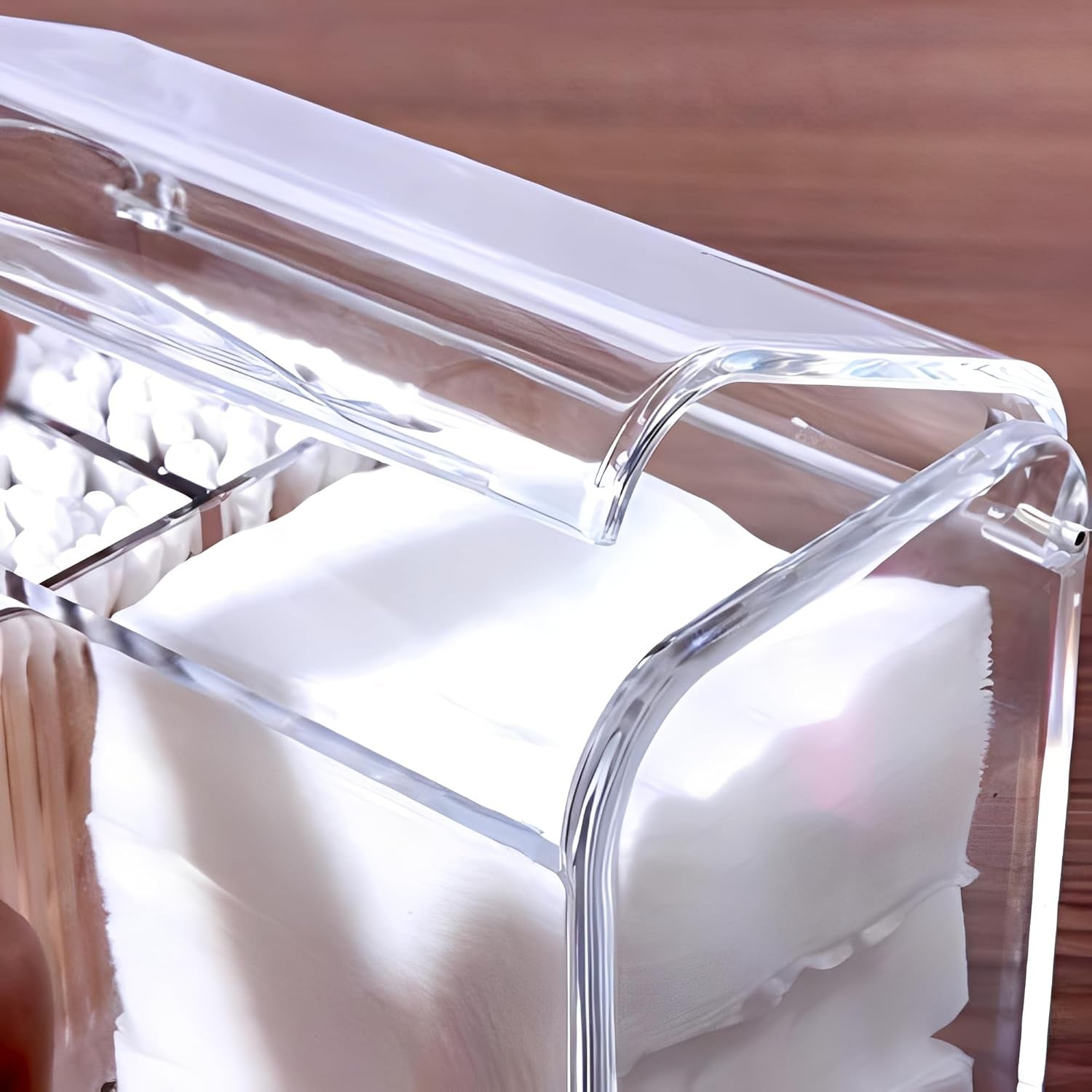 3-Compartment Acrylic Vanity Organizer