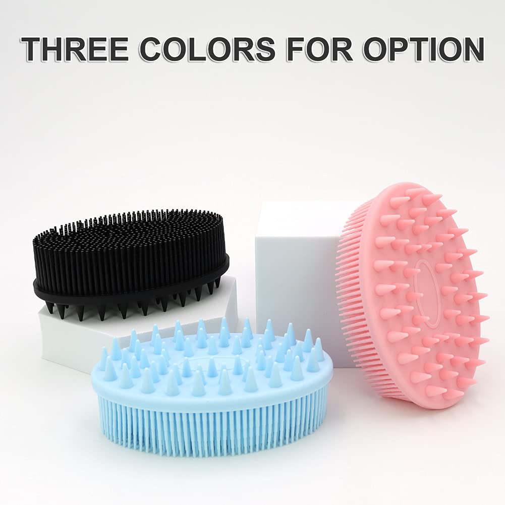 2-in-1 Dual-Action Silicone Body & Scalp Scrubber