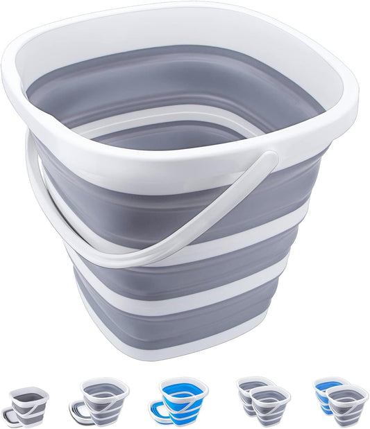 FlexiBucket™ - All-in-One 10L Space-Saving Foldable Bucket