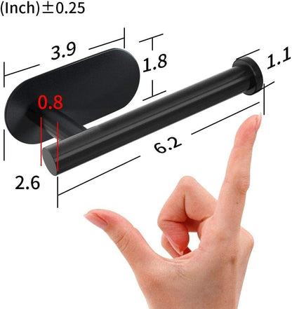 Minimalist Adhesive Toilet Paper Dispenser