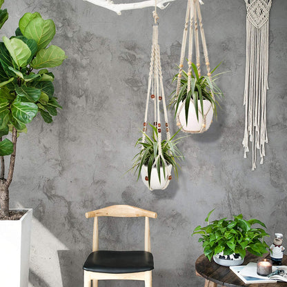 Artisan Macramé Plant Hanger Set (2-Pack)