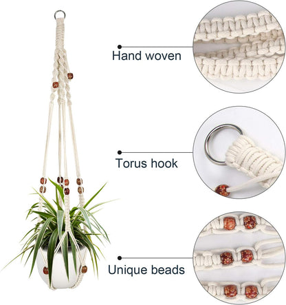 Artisan Macramé Plant Hanger Set (2-Pack)