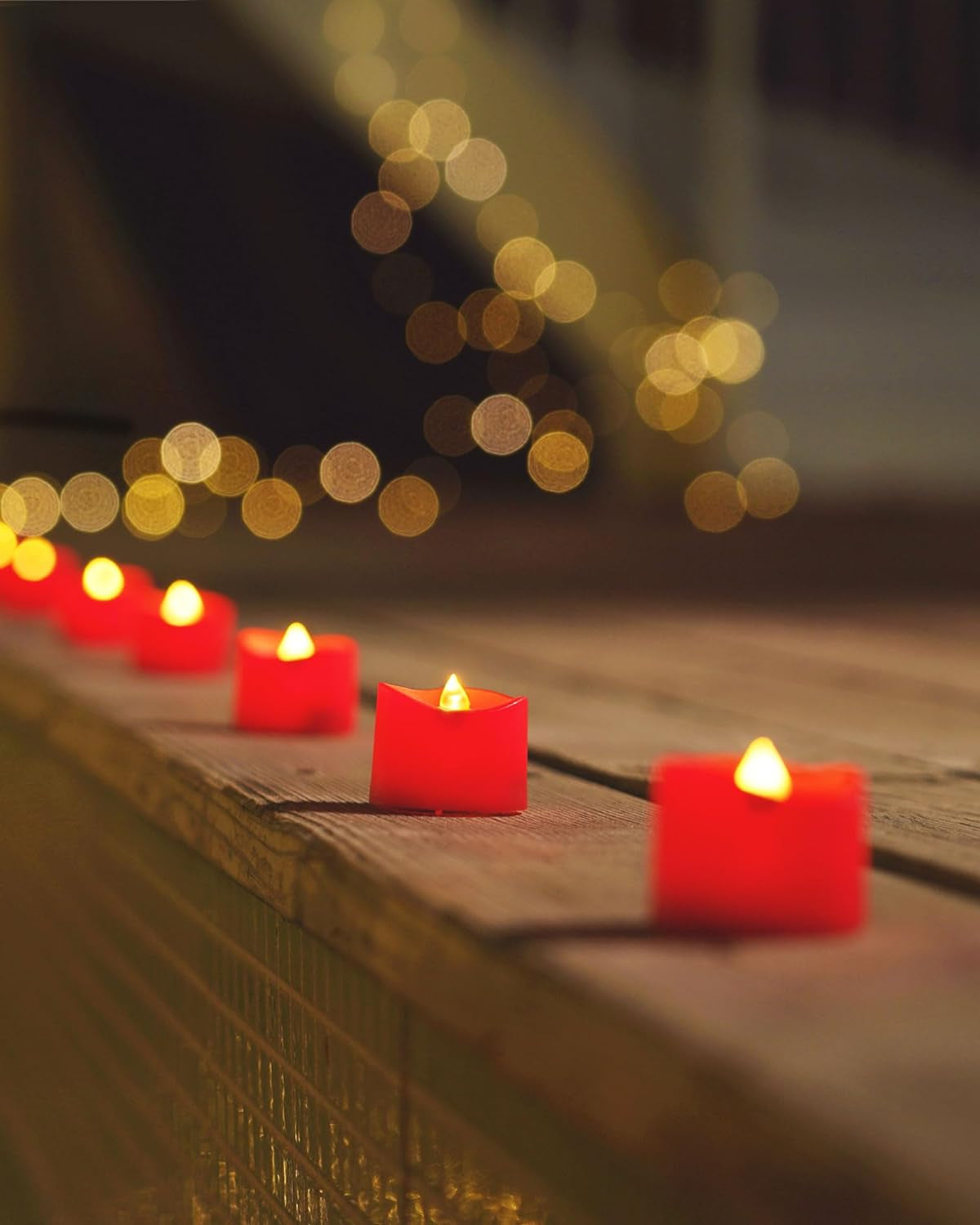 Premium Flameless LED Tea Lights (24-Pack)